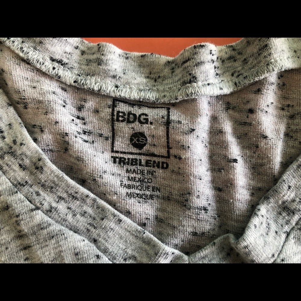 BDG! Heather gray triblend V-neck!